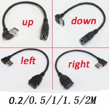 USB 3.0 extension cable 90 degree
